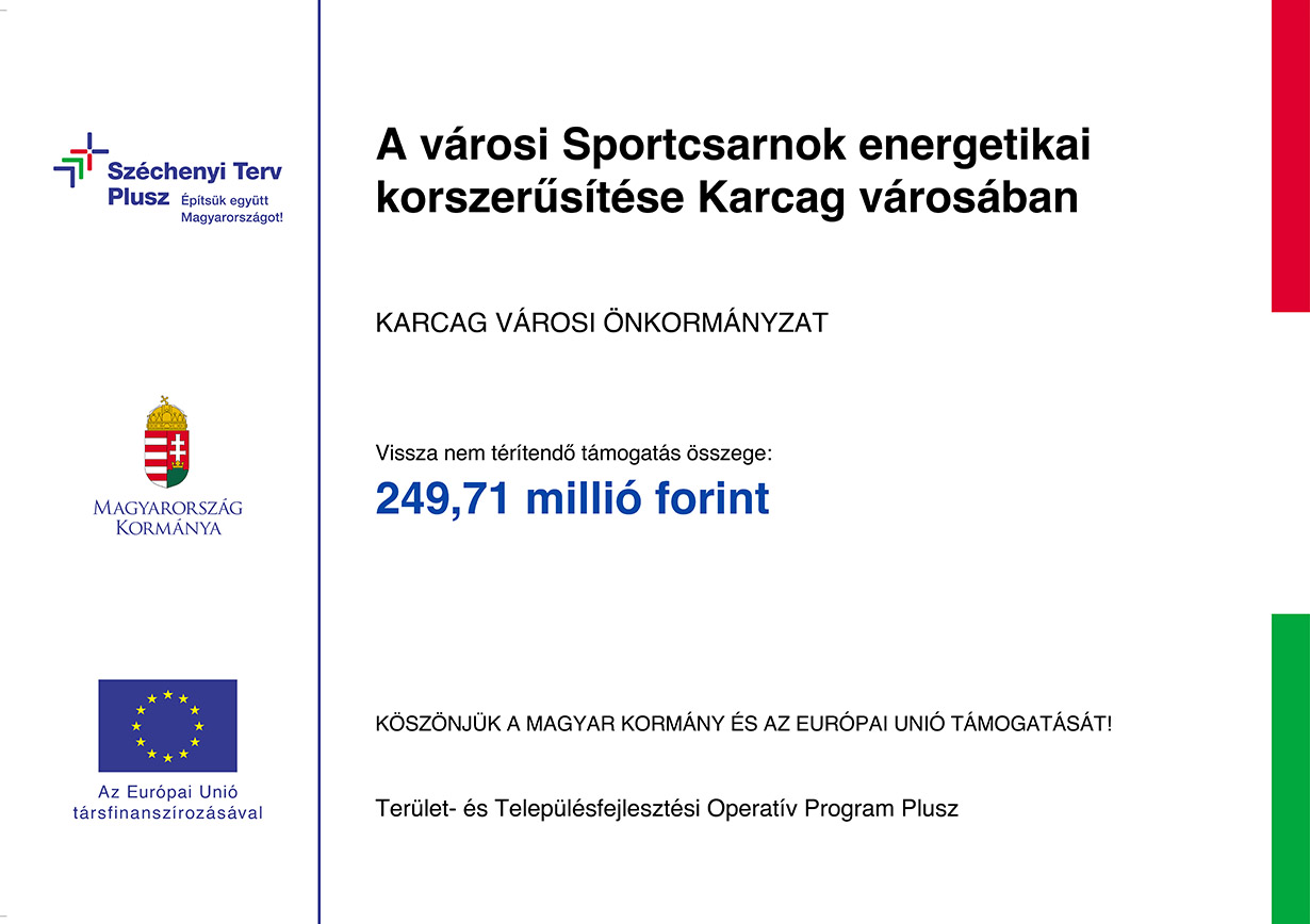 Sportcsarnok Energetikai korszerűsítése