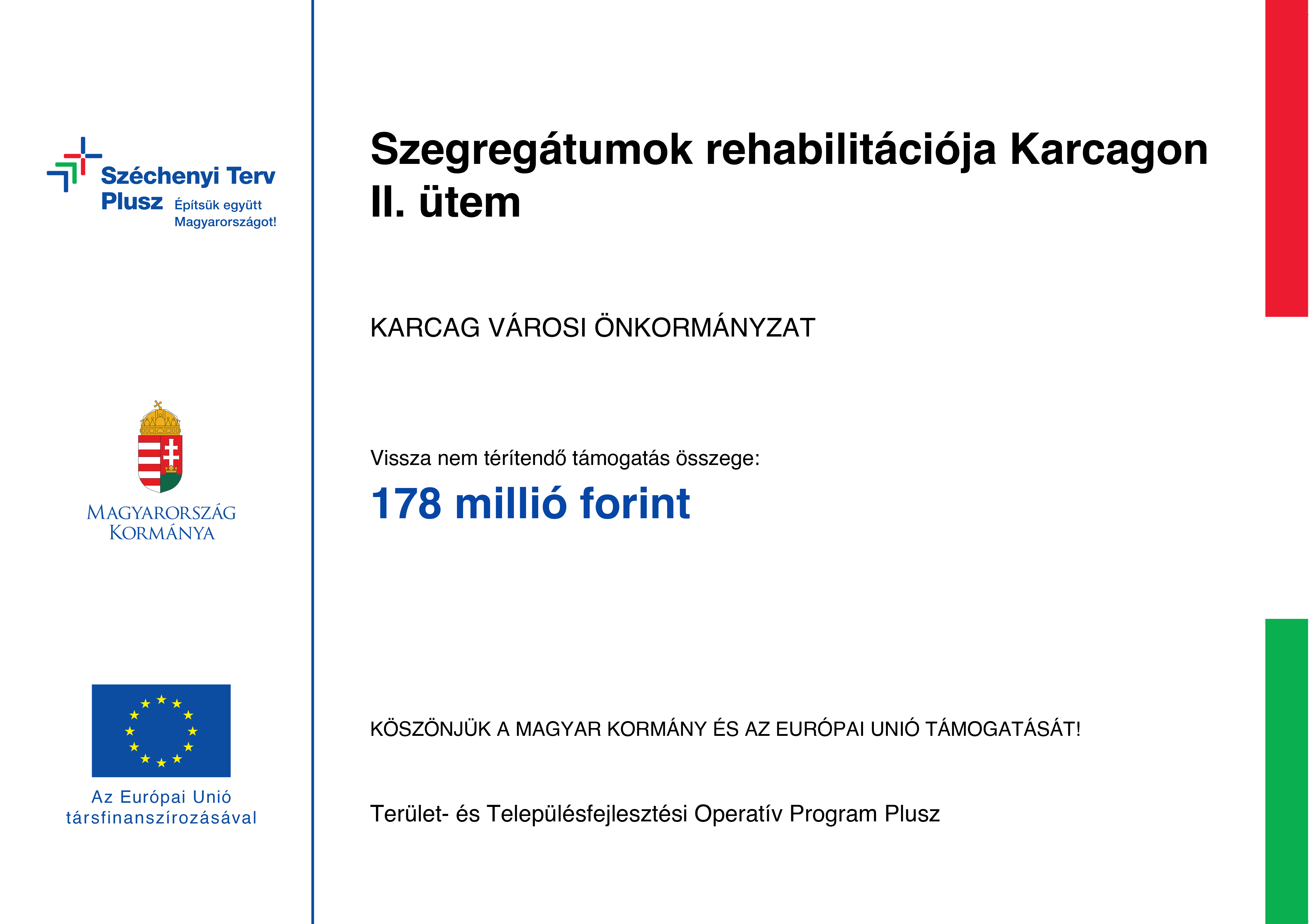 Szegreg�tumok rehabilit�ci�ja Karcagon II. �tem